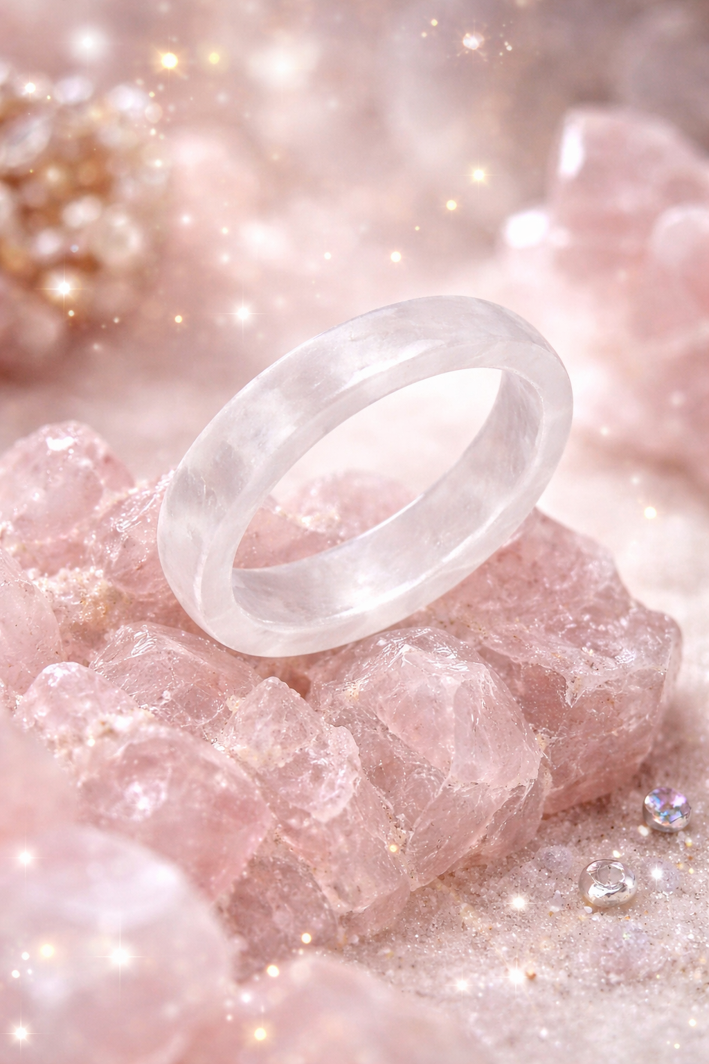 Clear Quartz Pure Clarity Band (Unisex) for Cleansing and Energy Amplification