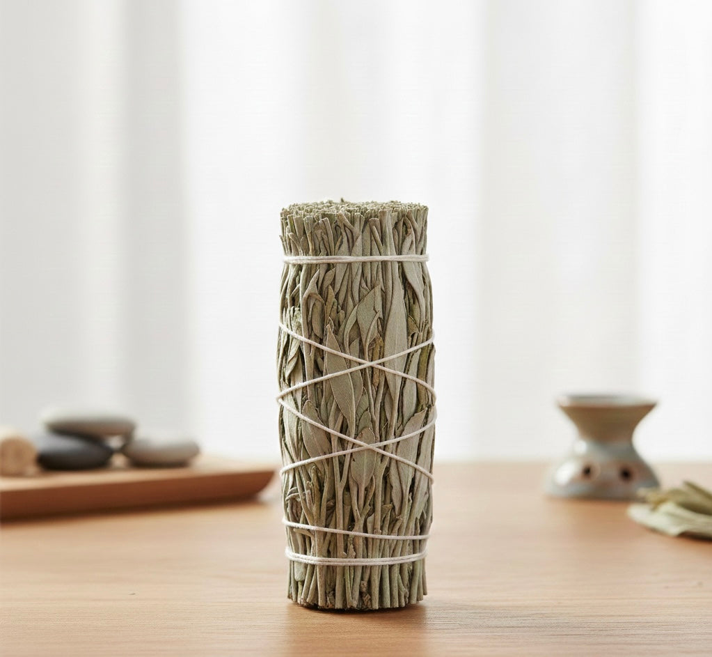 Sacred White Sage Cleansing Bundle - Smudgestick Spiritual Incense for Purification and Healing