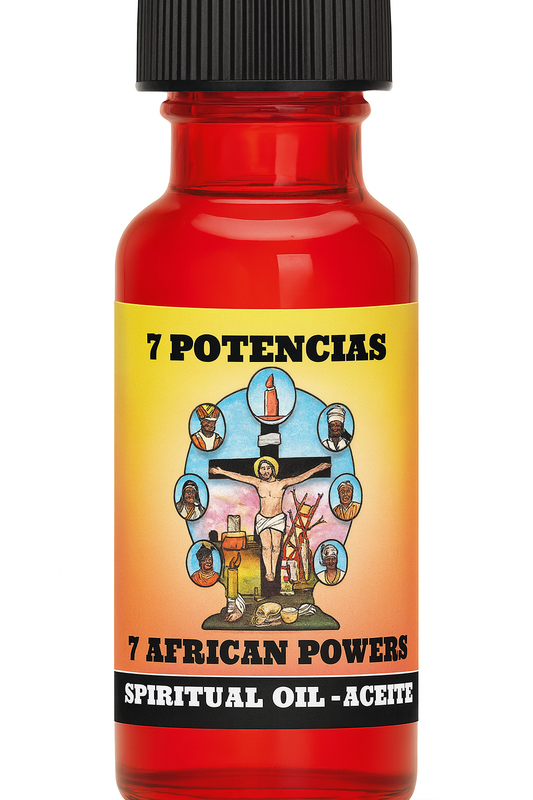 7 African Powers Spiritual Oil for Orisha Protection & Blessings