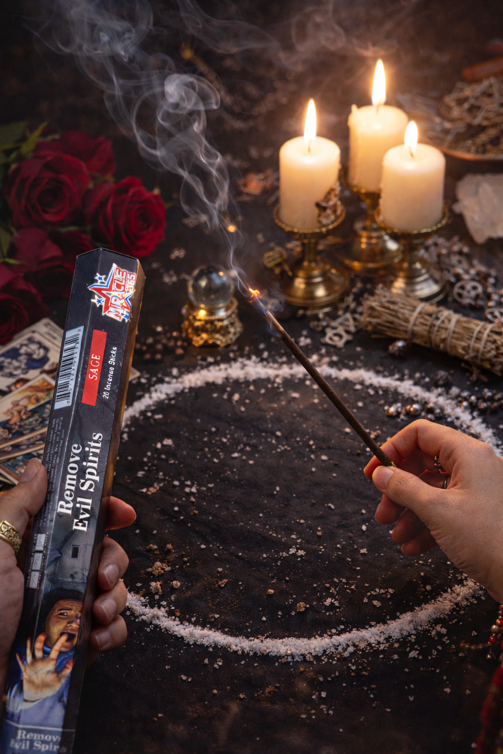 Remove Negative Spirits Sage Incense Sticks