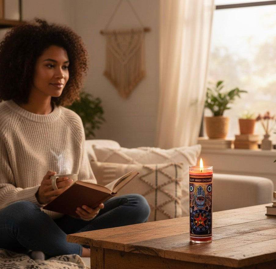 7-Day Keep Away Enemies Complete Candle Ritual Set