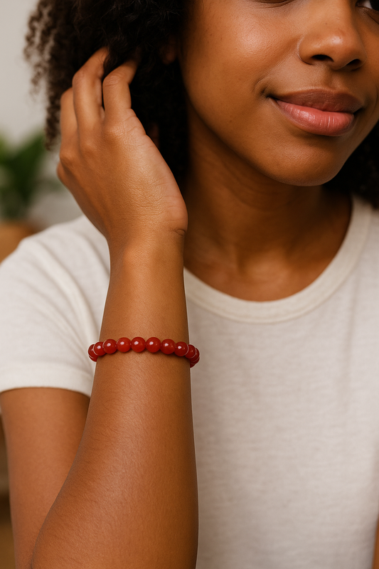 Carnelian Energizing Confidence Bracelet – Creativity & Motivation Crystal Healing Jewelry
