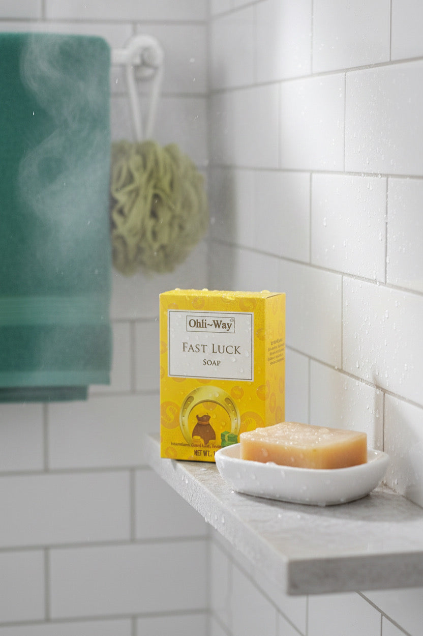 Fast Luck Spiritual Bar Soap – Good Fortune & Abundance Manifestation