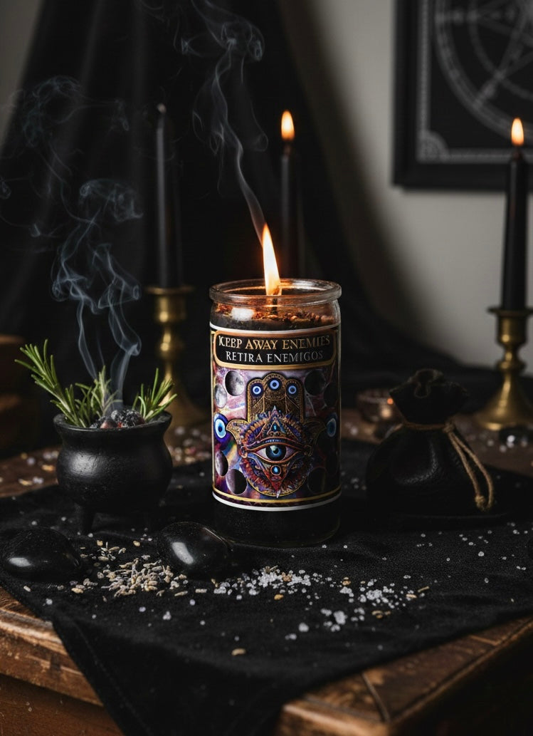 Keep Away Enemies 3-Day Ritual Candle