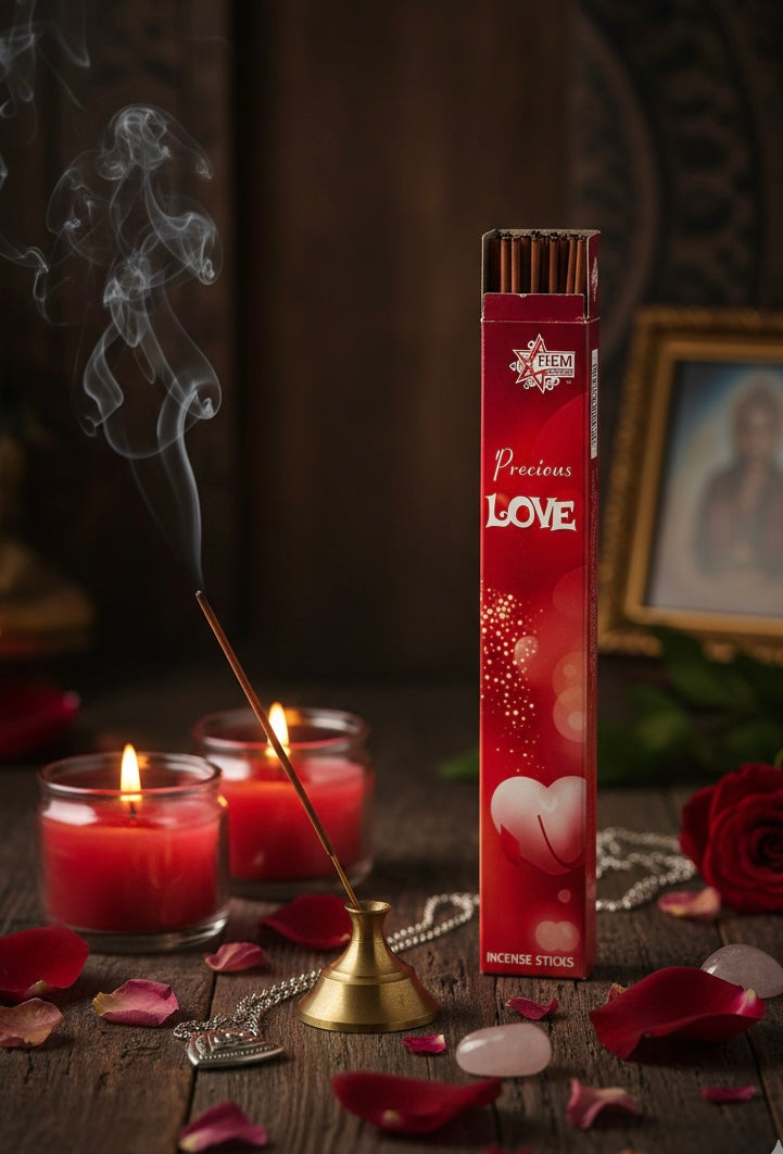 Precious Love Intention Incense – Romantic Atmosphere & Heart-Centered Focus (20 Sticks)