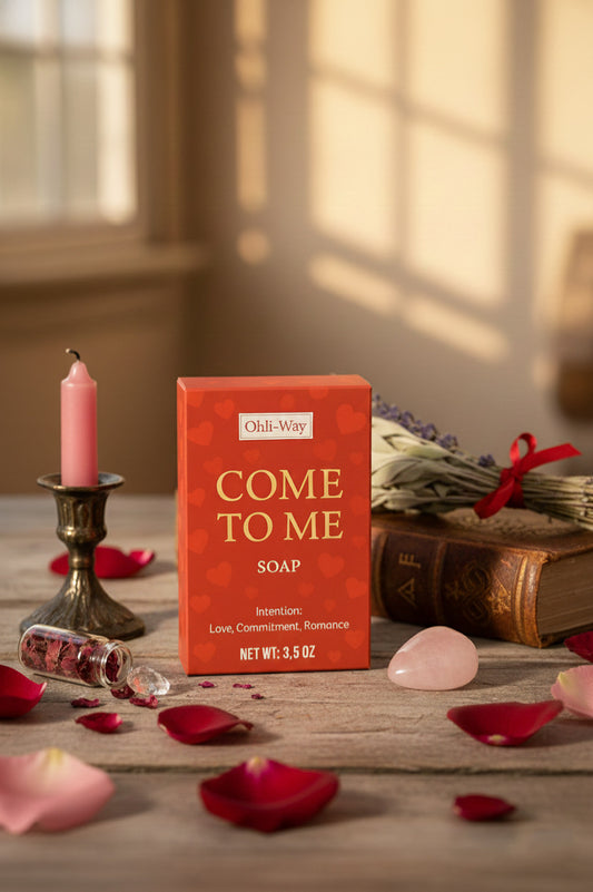 Come To Me Intention Soap - “Ven A Mi” for Love Attraction and Romance Manifestation - Made With Natural Spices & Herbs