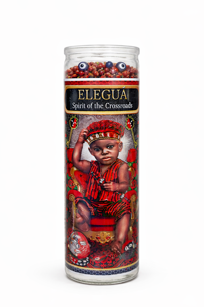 Elegua 7-Day Orisha of the Crossroads Candle Ritual Kit