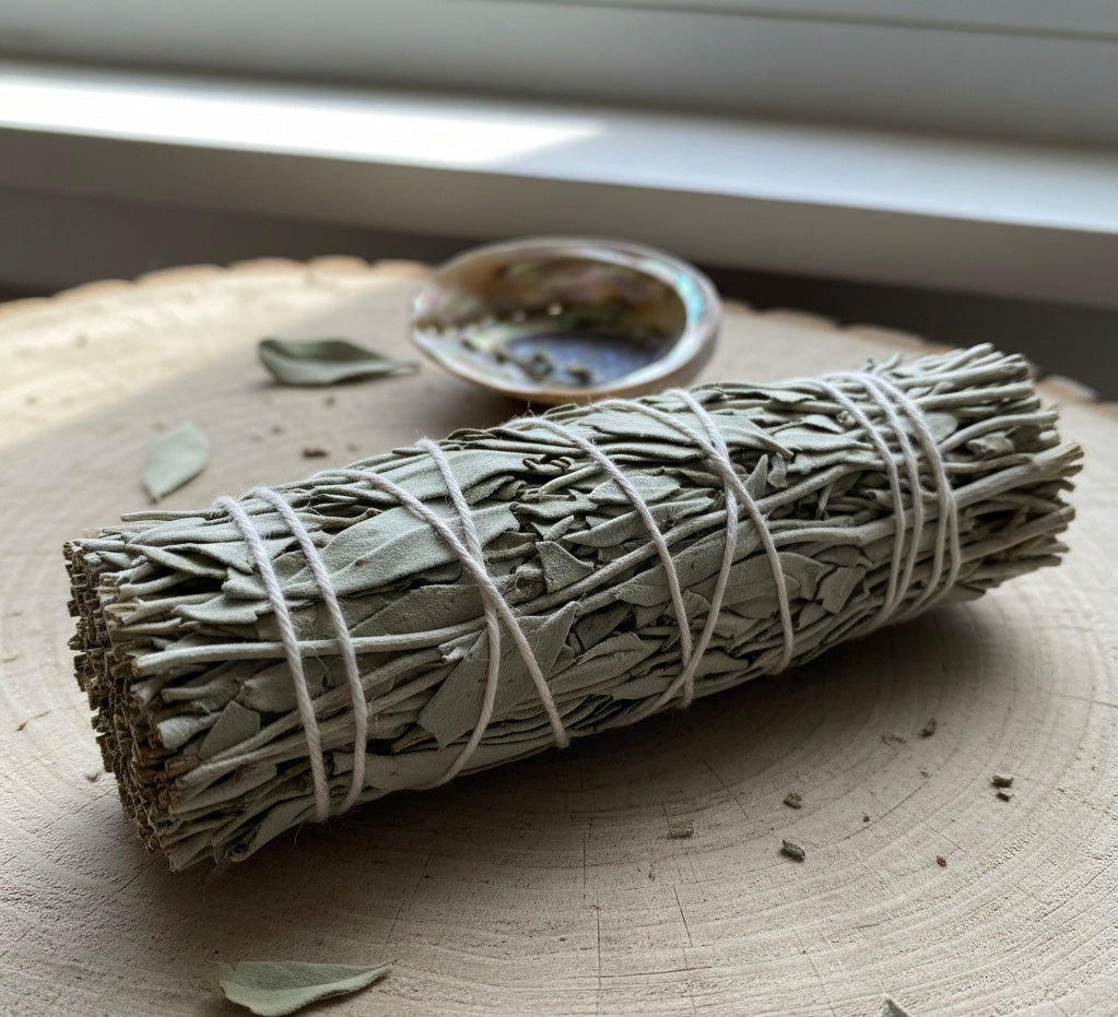 Sacred White Sage Cleansing Bundle - Smudgestick Spiritual Incense for Purification and Healing