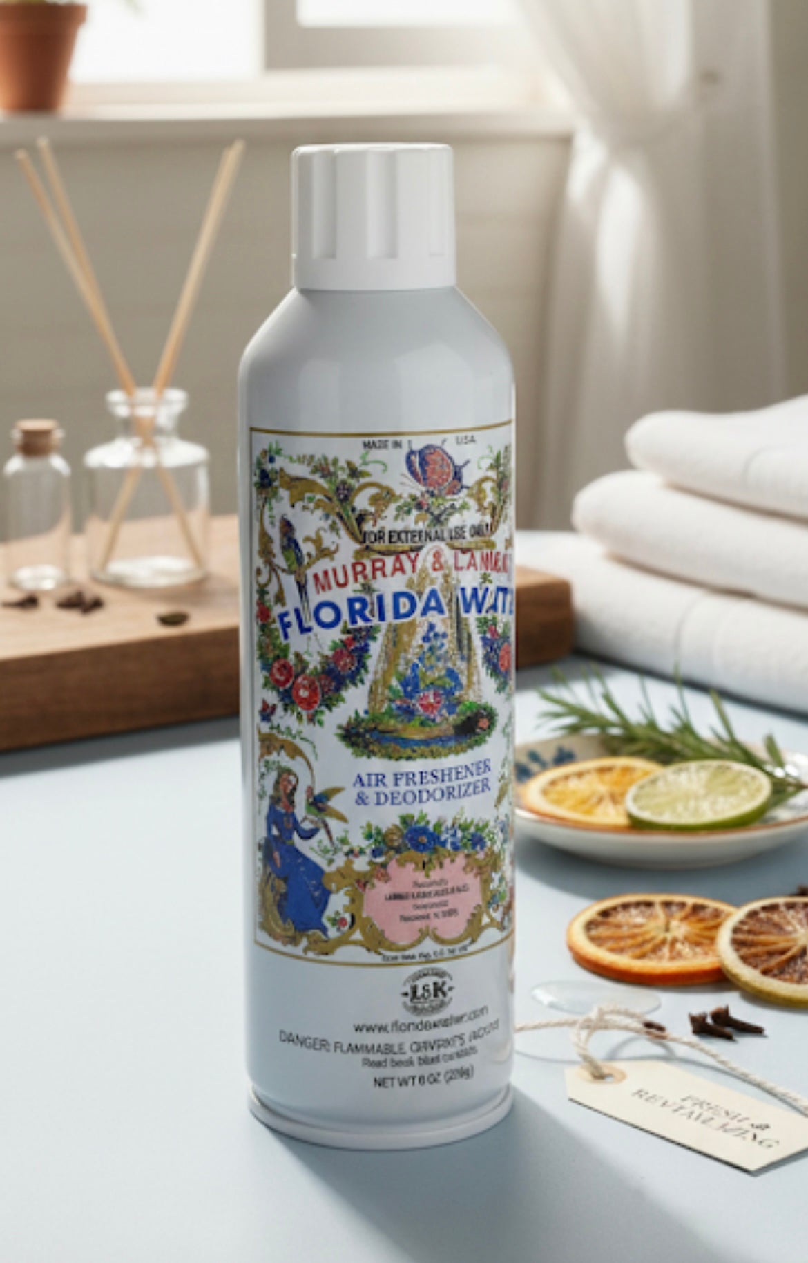 Florida Water Home Spray - Spiritual Cleanser & Air Freshener (8 oz)