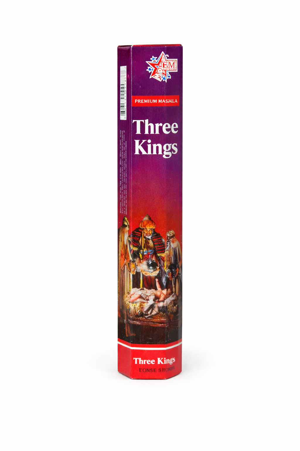 Three Kings Intention Incense – Frankincense, Myrrh & Spiritual Cleansing & Focus (20 Sticks)
