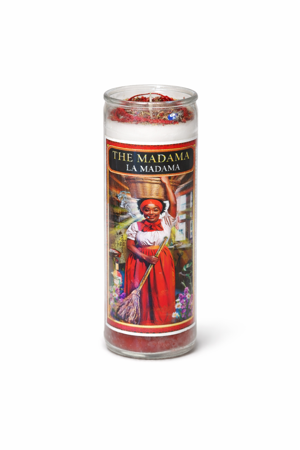 The Madama 7-Day Candle Ritual Set with Protection Bracelet and Herbs Included for Spiritual Protection and Cleansing