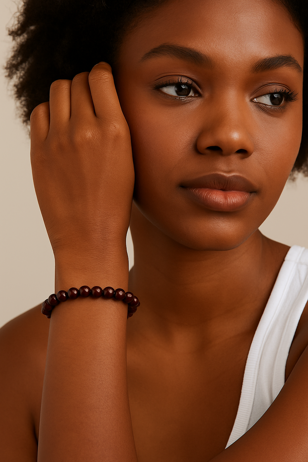 Garnet “Fire & Protection” Healing Bracelet — Passion, Creativity, Strength & Energy Transformation