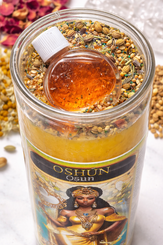 7-Day Oshun Complete Candle Ritual Set