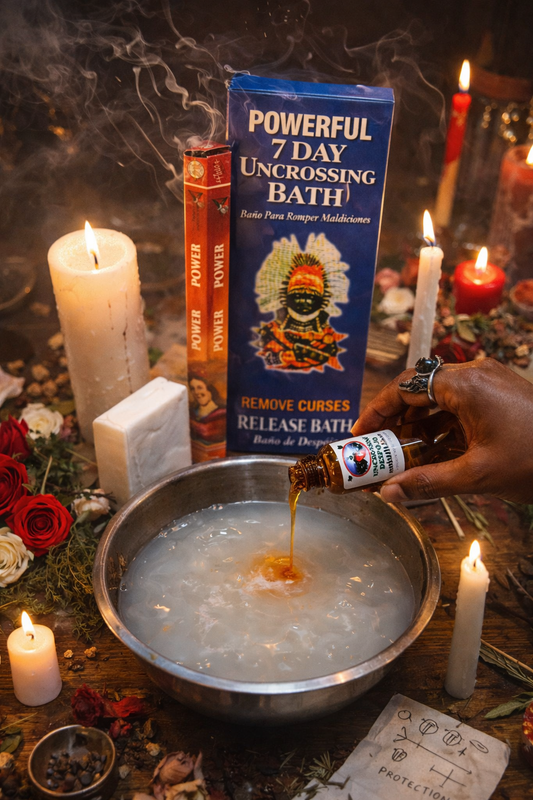 7-Day Spiritual Uncrossing Ritual Kit - Remove Curses and Negativity