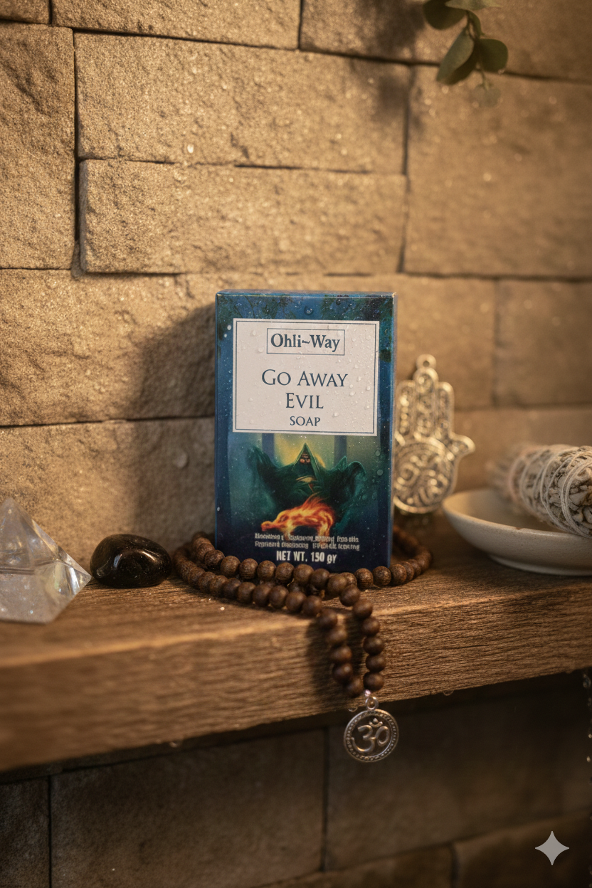Go Away Evil Intention Soap – Spiritual Cleansing & Energy Reset Bar (100g)