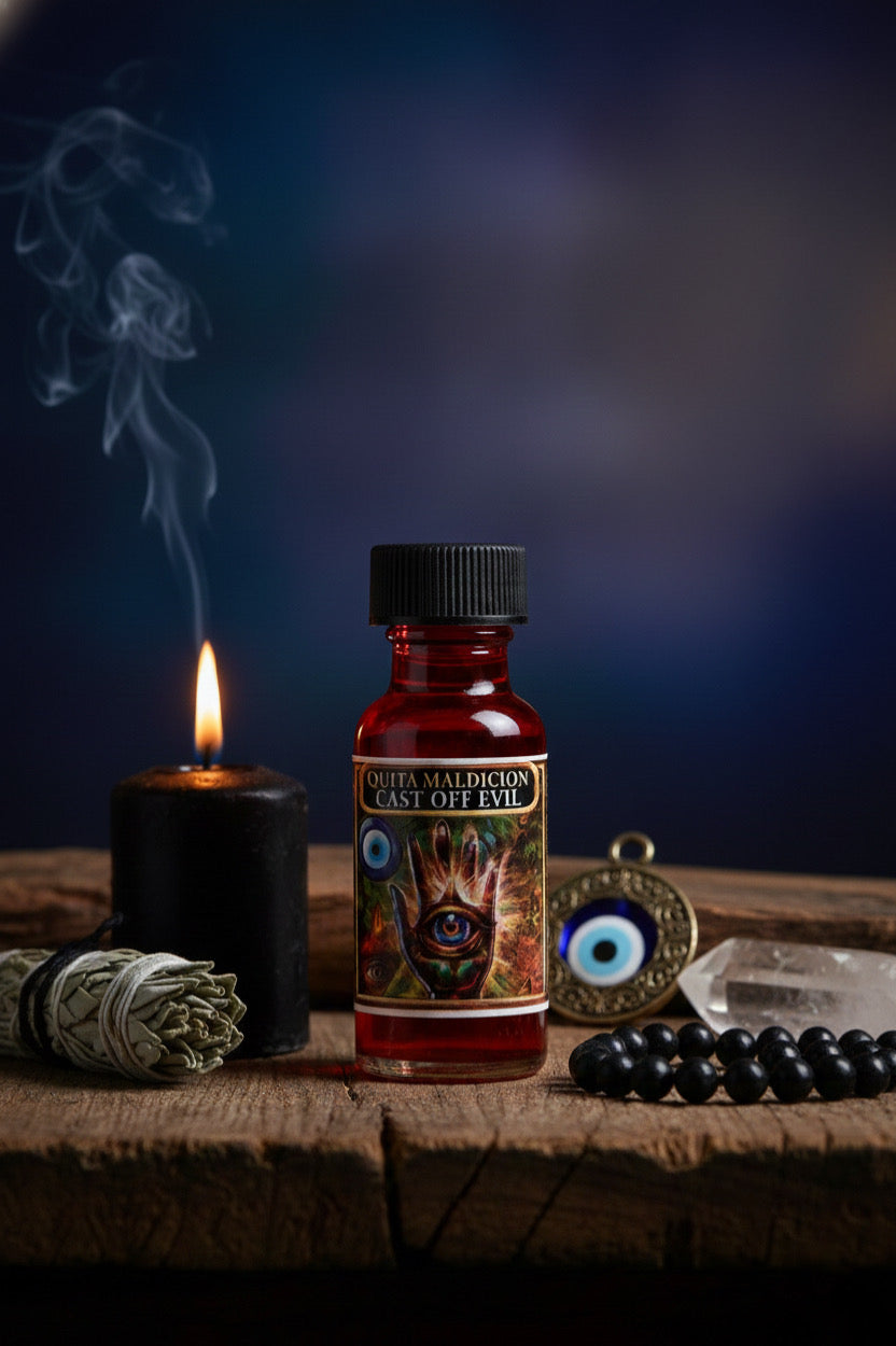 Quita Maldición Spiritual Oil – Cast Out Evil & Negative Energy (½ oz)