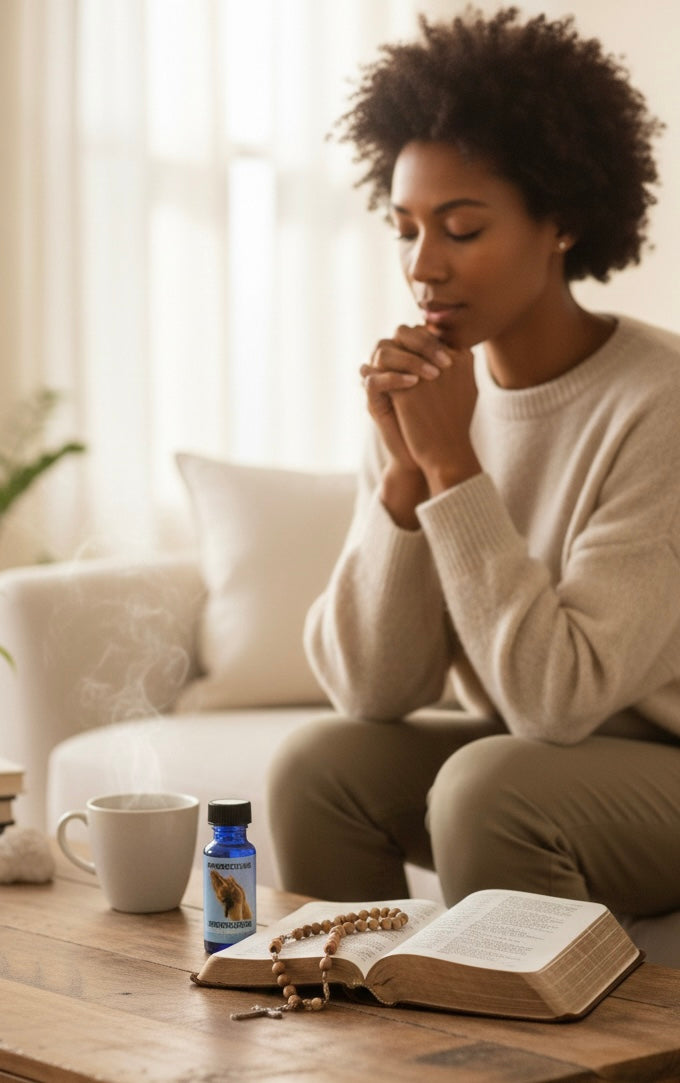 Protection Spiritual Oil – Prayer & Blessing Anointing Oil (½ oz)