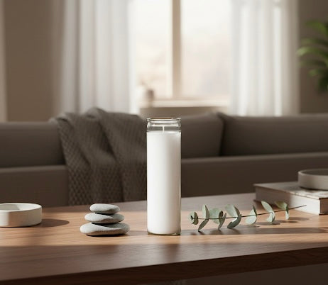 White 7-Day Spiritual Prayer Candle