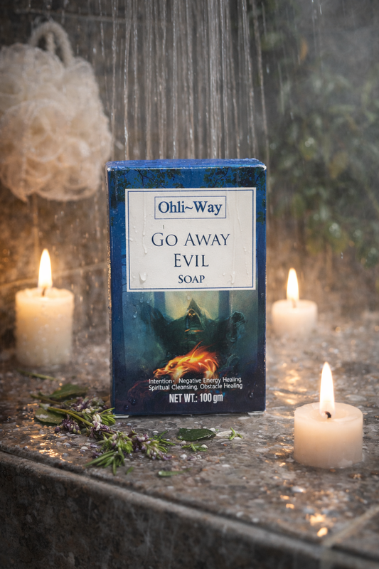 Go Away Evil Intention Soap – Spiritual Cleansing & Energy Reset Bar (100g)