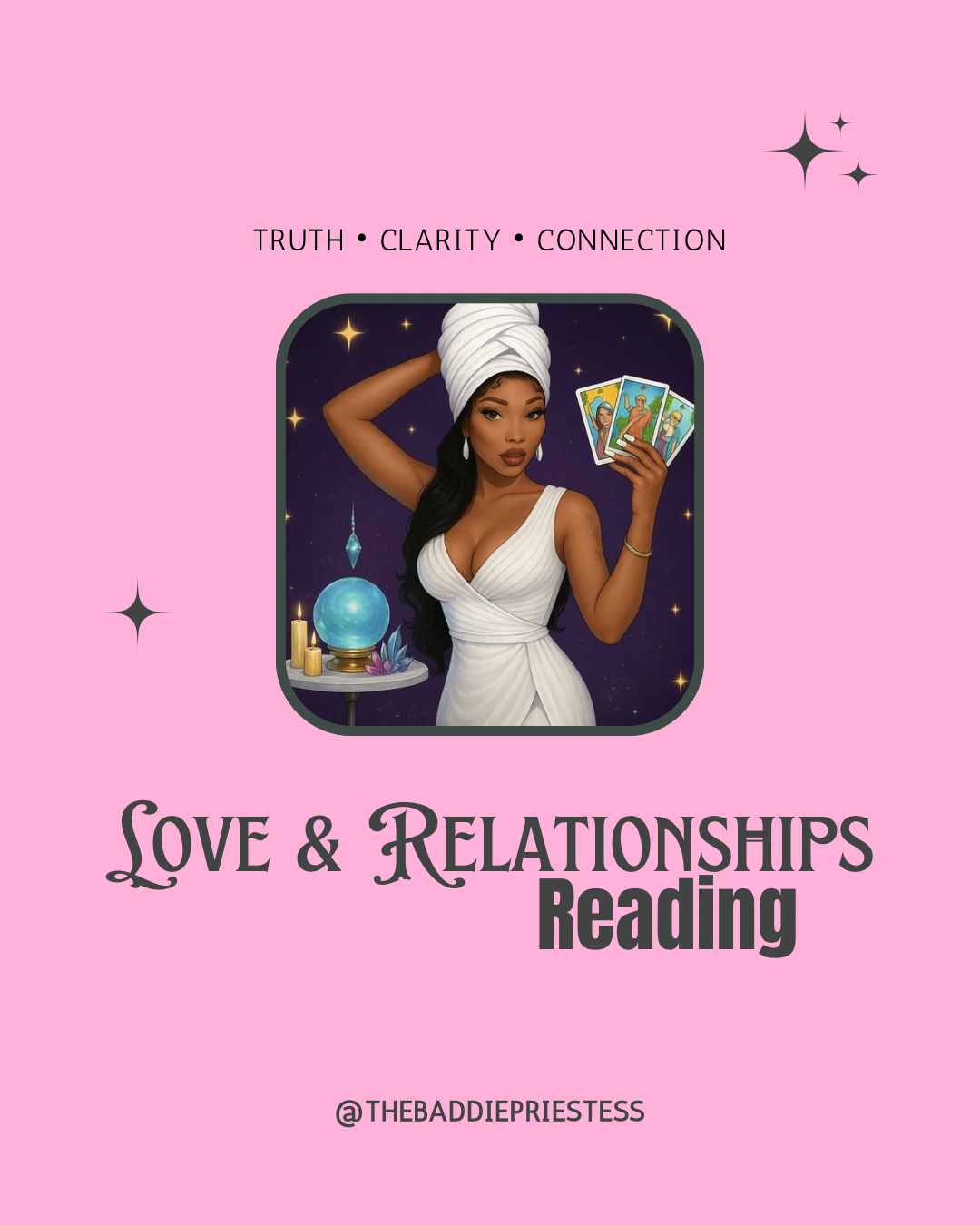 Love & Relationships Reading + Personalized Spiritual Guidance Card