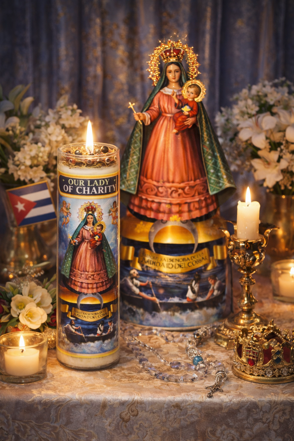 Our Lady of Charity 7-Day Candle Ritual Set