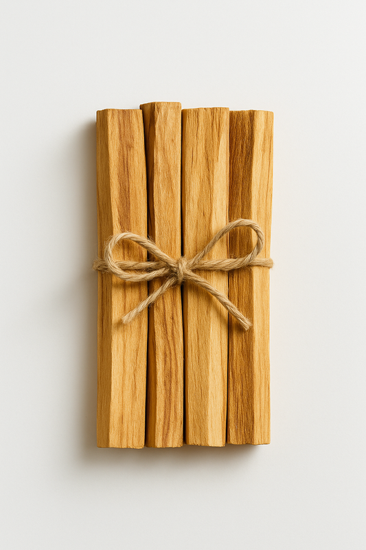 Palo Santo Cleansing Sticks 4-Pack Authentic Holy Wood for Energy Clearing Meditation Spiritual Healing Natural Aromatic Therapy