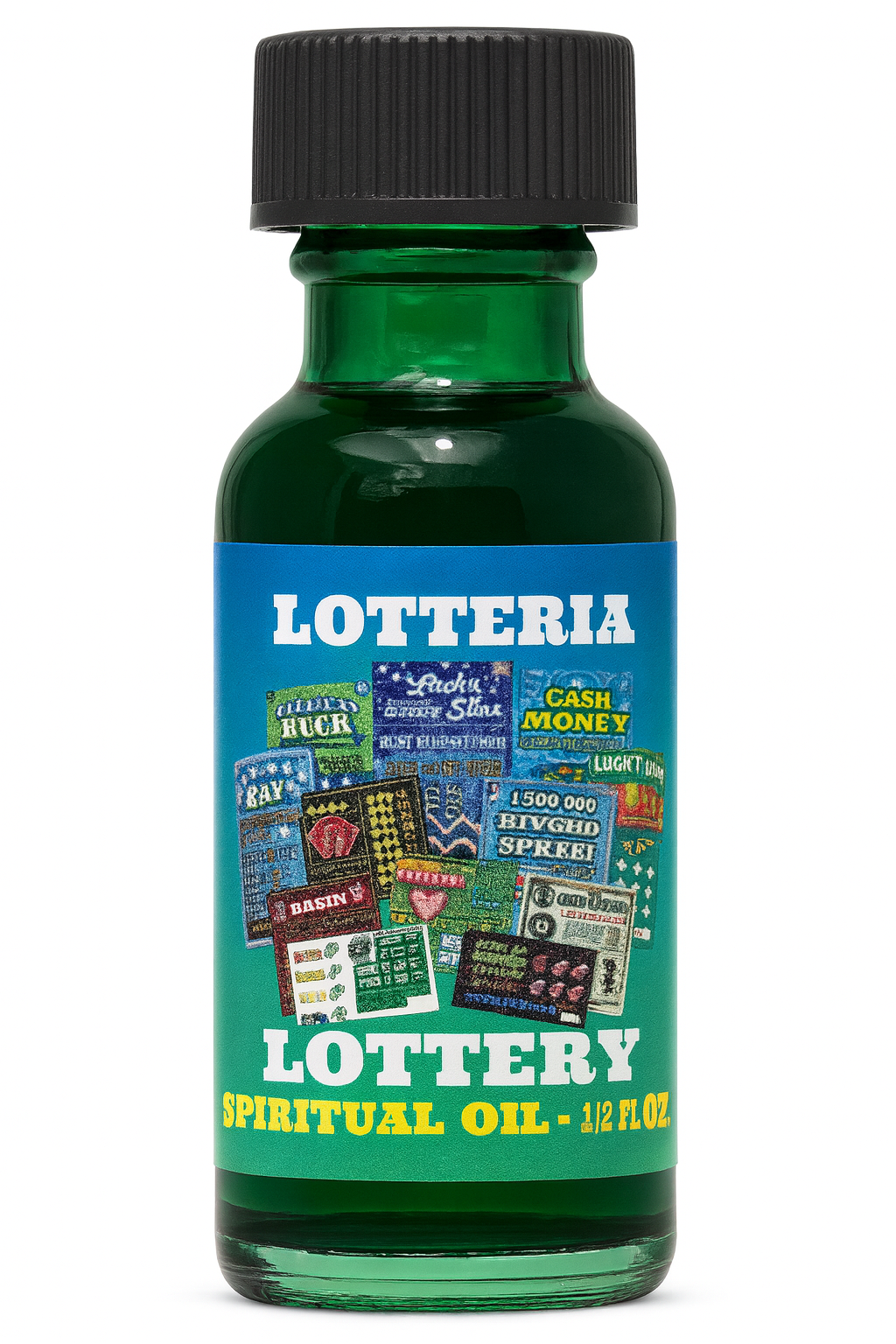 Lottery Spiritual Oil – Luck, Money & Winning Energy (½ oz)