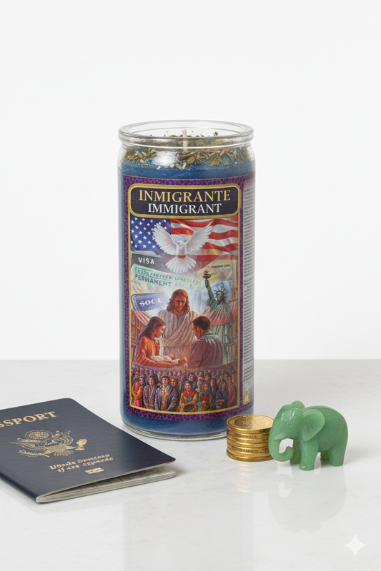 Immigration 3-Day Candle - Manifest Favor With Immigration Related Legal Issues