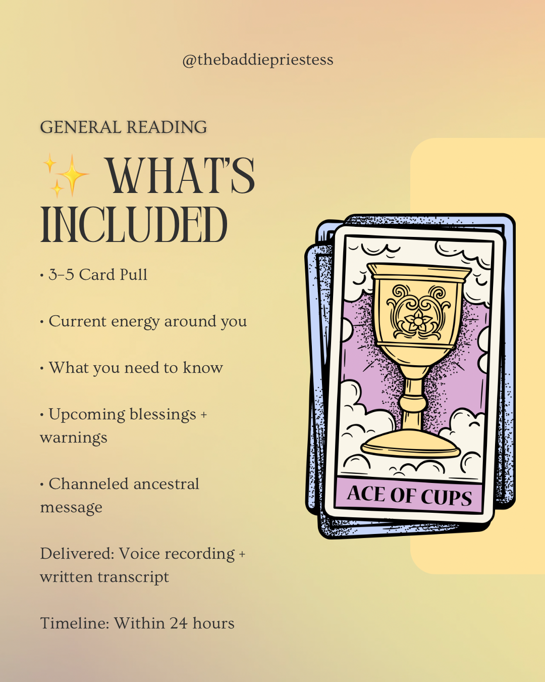 General Reading + Personalized Spiritual Guidance Card