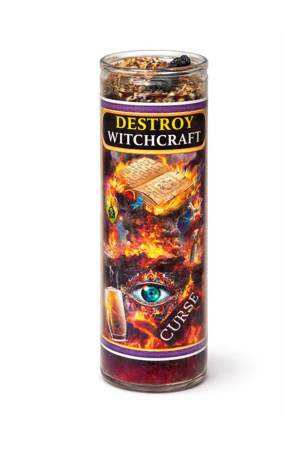 Destroy Witchcraft 7-Day Candle Ritual Set