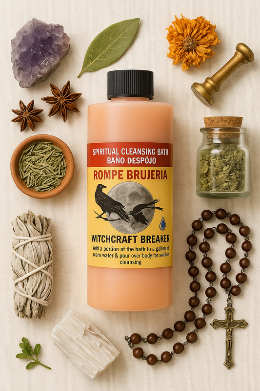 Rompe Brujería Spiritual Cleansing Bath - Witchcraft Breaker - Espiritual Baño - Remove Hexes, Evil Eye & Blockages