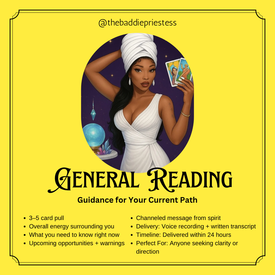General Reading + Personalized Spiritual Guidance Card