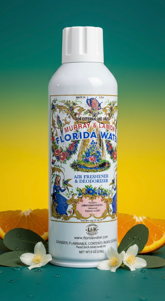 Florida Water Home Spray - Spiritual Cleanser & Air Freshener (8 oz)