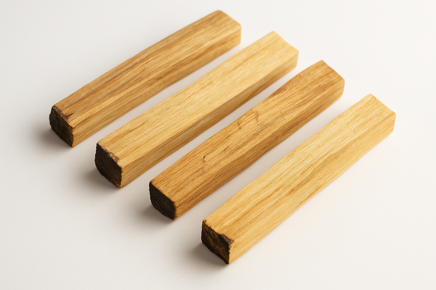 Palo Santo Cleansing Sticks 4-Pack Authentic Holy Wood for Energy Clearing Meditation Spiritual Healing Natural Aromatic Therapy