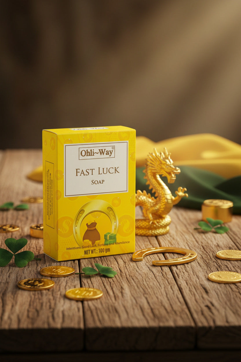 Fast Luck Spiritual Bar Soap – Good Fortune & Abundance Manifestation