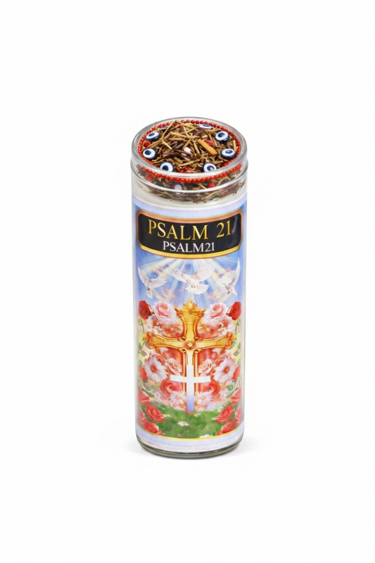 Psalm 21 7-Day Candle Ritual Set For Victory and Protection