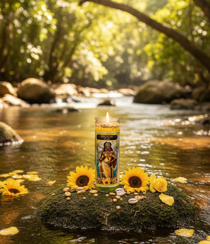7-Day Oshun Complete Candle Ritual Set