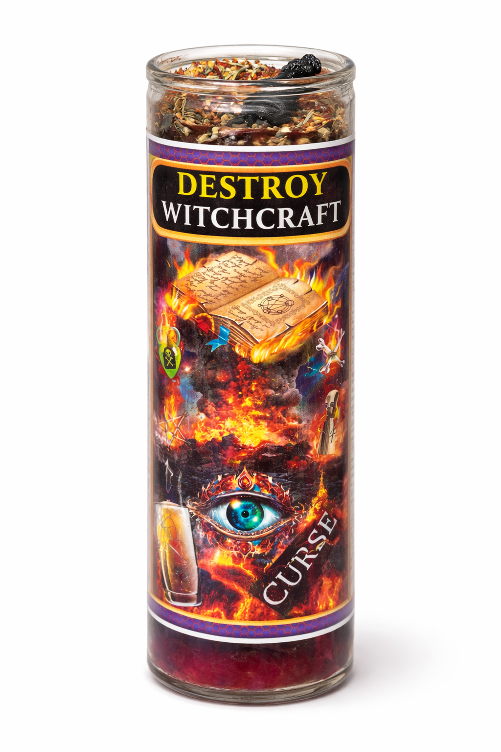 Destroy Witchcraft 7-Day Candle Ritual Set