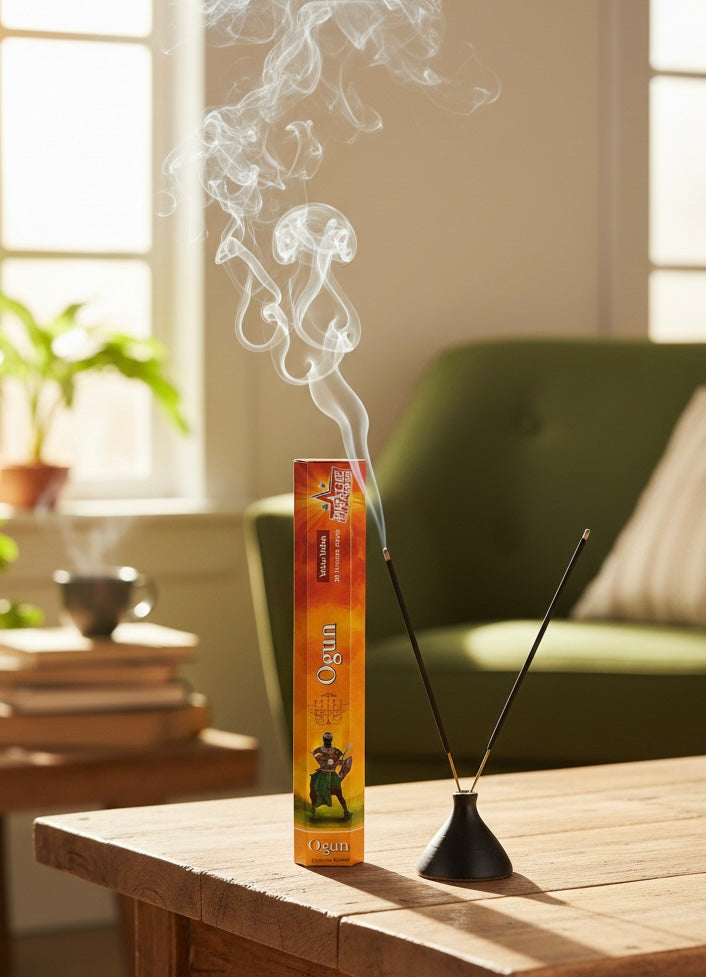 Ogun Ritual Incense Sticks Orisha God of Iron Strength & Protection Watermelon Scented