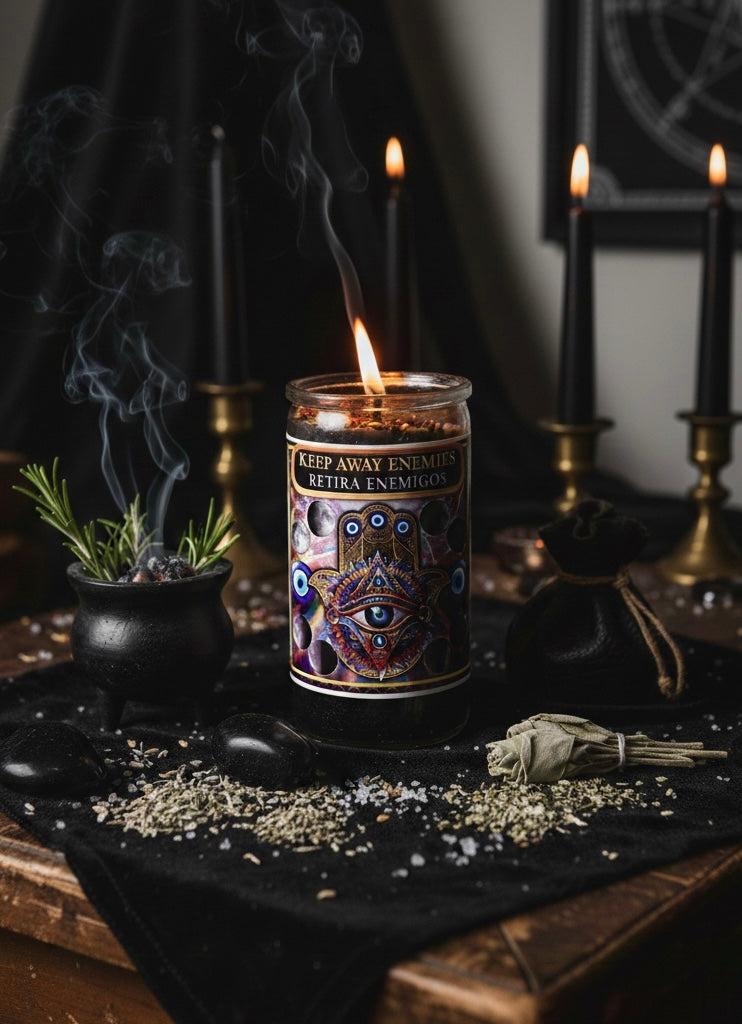 Keep Away Enemies 3-Day Ritual Candle