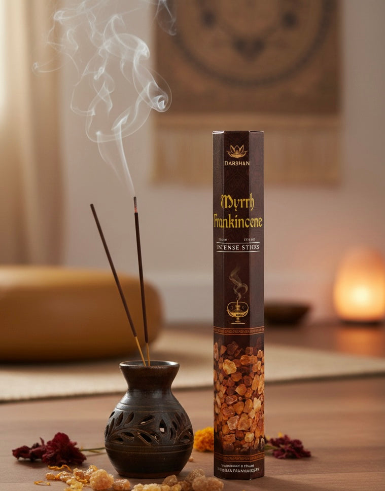 Myrrh & Frankincense Ritual Incense Sticks – Purification, Prayer & Spiritual Grounding