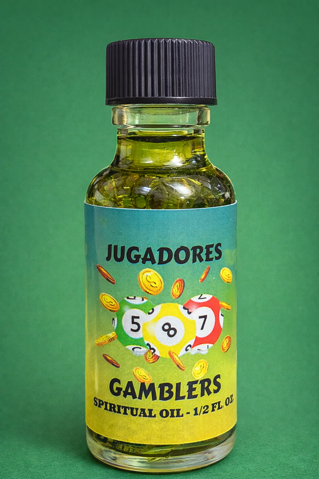 Gamblers Spiritual Oil – Luck, Favor & Intention Ritual Oil (½ fl oz)
