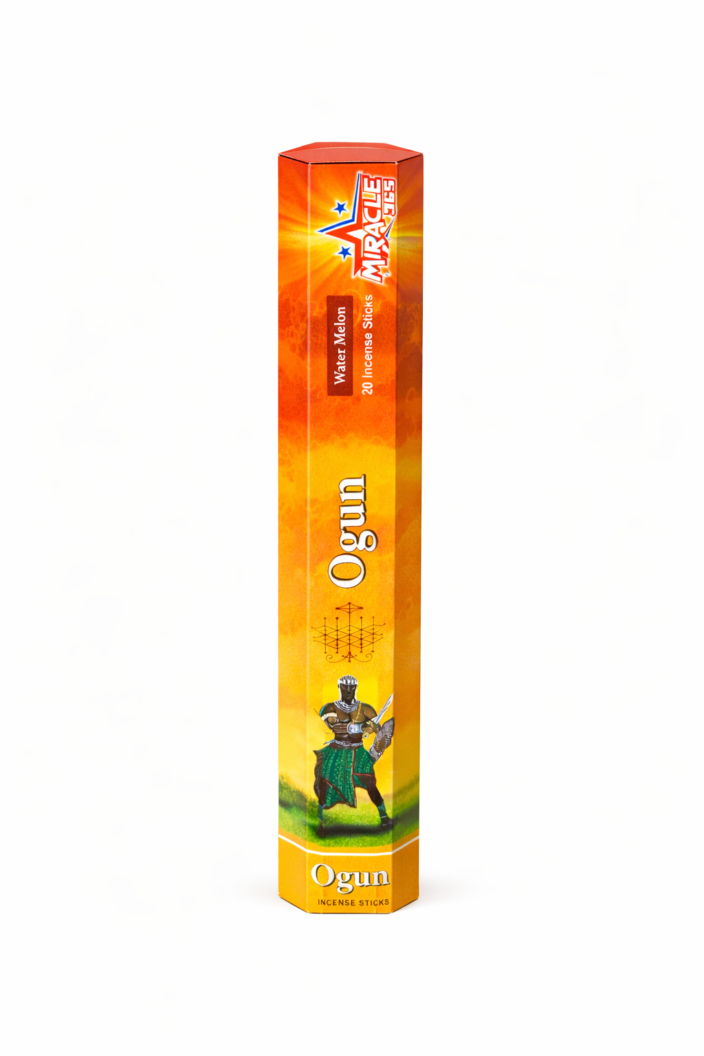 Ogun Ritual Incense Sticks Orisha God of Iron Strength & Protection Watermelon Scented