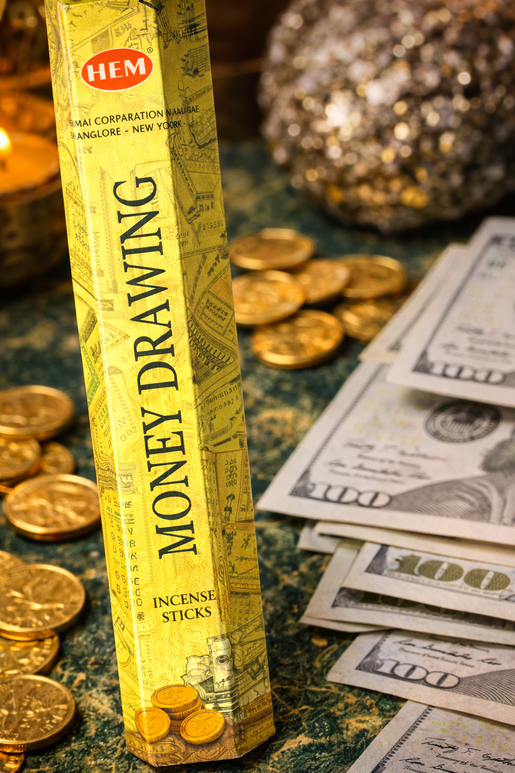 Money Drawing Ritual Incense Sticks – Abundance, Prosperity & Opportunity