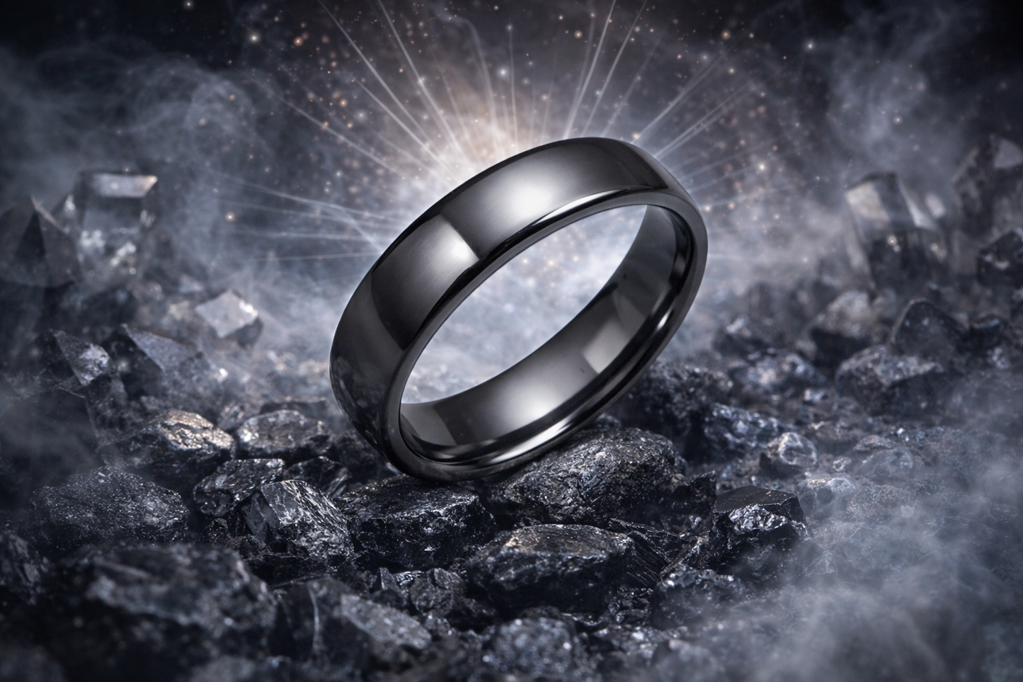 Obsidian Aura Grounding Band (Unisex)