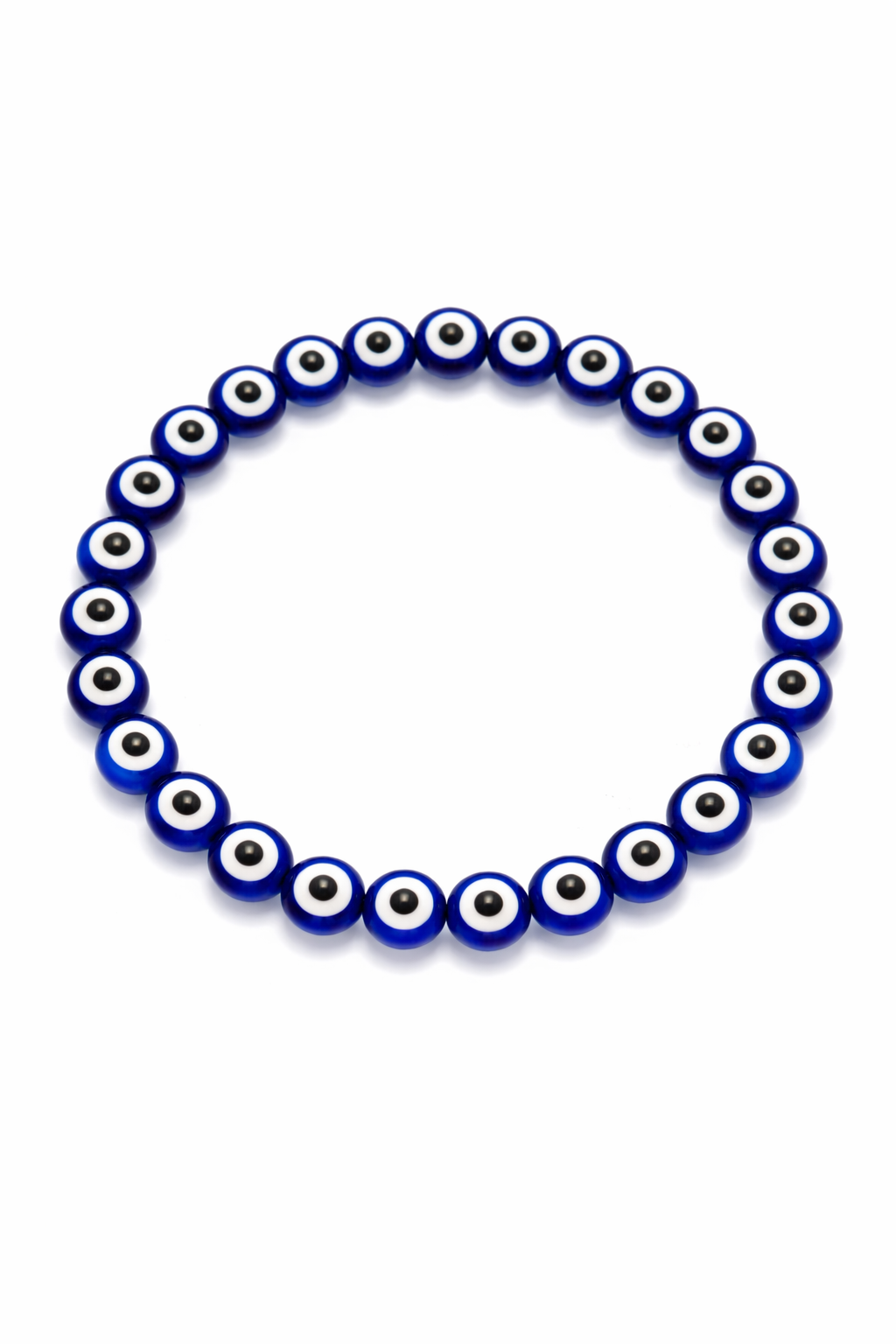 Blue Evil Eye Beaded Protection Bracelet